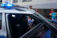 dzieci odwiedziły kłobucką policję